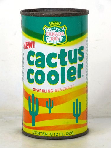 1964 Canada Dry Cactus Cooler Berkeley California 12oz Flat Top Can 