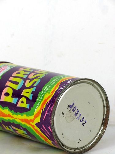 1969 Canada Dry Purple Passion 12oz Ring Top Can 