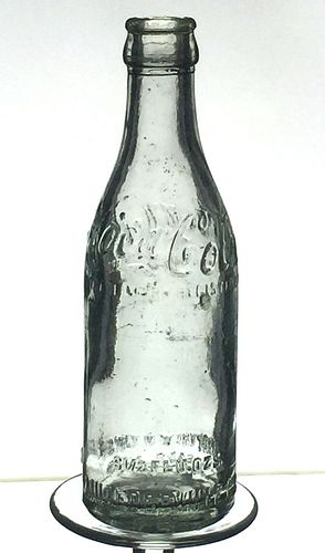 1909 Coca-Cola Straight-Sided Milledgeville Georgia 7oz Embossed Bottle 