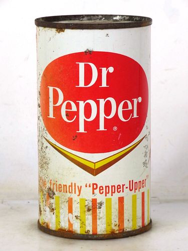 1960 Dr. Pepper "Frosty Pepper" Thornton California 12oz Flat Top Can 