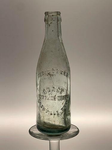 1951 Gerst Bottling Nashville Tennessee 6oz Embossed Bottle 