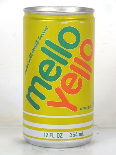 1978 Mello Yello Martinsville Virginia 12oz Eco-Tab Can 