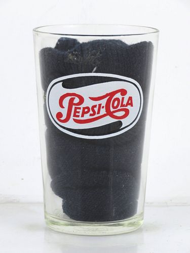 1955 Pepsi-Cola 4 Inch Tall ACL Drinking Glass 