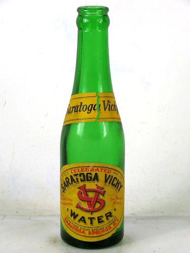 1943 Saratoga Vichy Water New York 6½oz Bottle 