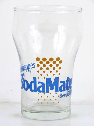 1962 Schweppes SodaMate Beverage Dispenser 4½ Inch Tall ACL Drinking Glass 