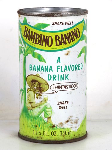 1973 Bambino Banano 12oz Juice Top Can Doraville Georgia 