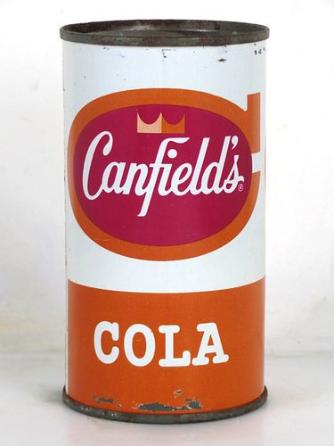 1962 Canfield's Cola 12oz Flat Top Can Chicago 