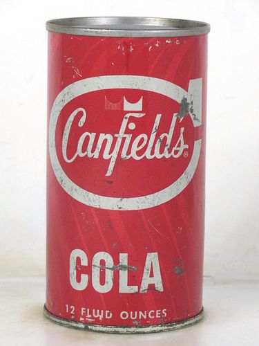1967 Canfield's Cola Chicago 12oz Flat Top Can 