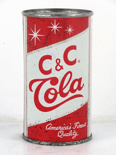 1964 Cantrell & Cochrane C&C Cola Memphis Tennessee 12oz Flat Top Can 