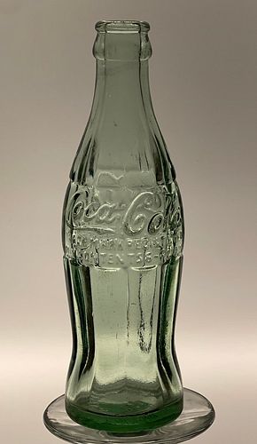 1923 Coca Cola Hobbleskirt Lumberton North Carolina 6oz Embossed Bottle 