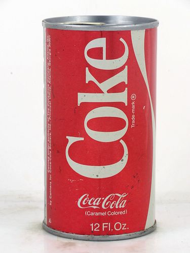 1970 Coca-Cola (Spiral) Atlanta Georgia 12oz Juice Top Can 