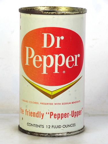 1965 Dr. Pepper Des Moines Iowa 12oz Juice Top Can 