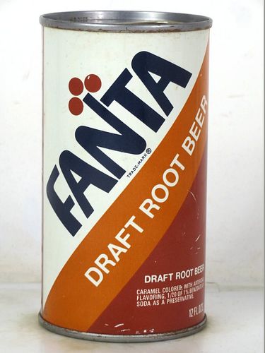 1970 Fanta Draft Root Beer Denver Colorado 12oz Juice Top Can 