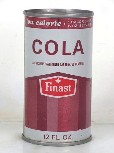 1970 Finast Diet Cola 12oz Flat Top Can Somerville Massachusetts 