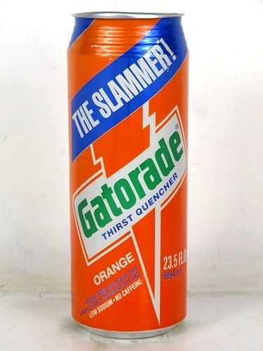 1991 Gatorade "Slammer" Orange 23.5oz Can Chicago Can 