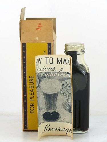 1940 Hires Root Beer Extract Bottle Box & Brochure