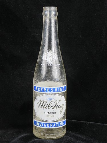 1940 Mil-Kay B1 Drink St. Louis Missouri 10oz ACL Bottle 