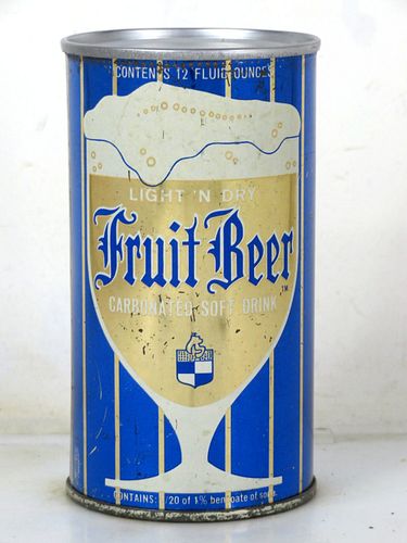 1965 Nehi Fruit Beer Chicago Illinois 12oz Flat Top Can 