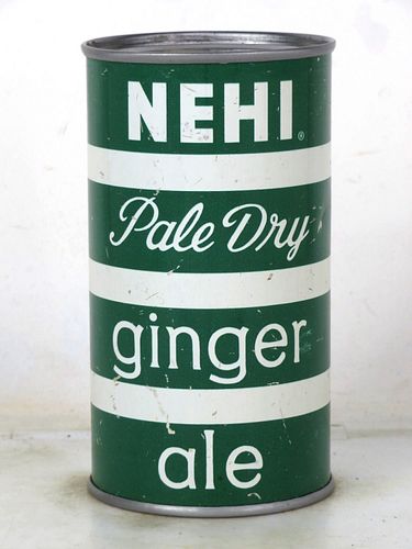 1960 Nehi Ginger Ale Columbus Georgia 12oz Flat Top Can 