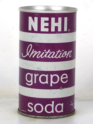 1966 Nehi Grape Soda 12oz Can 12oz Ring Top Can 