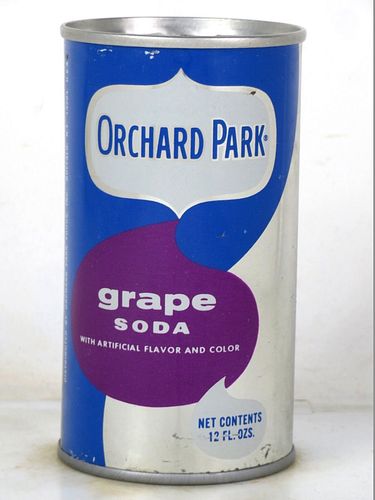 1972 Orchard Park Grape Soda Buffalo New York 12oz Ring Top Can 
