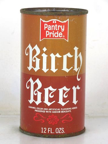 1969 Pantry Pride Birch Beer 12oz Flat Top Can Philadelphia