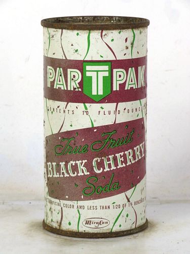 1959 Par T Pak Nehi Black Cherry Soda Anaheim California 10oz Flat Top Can 