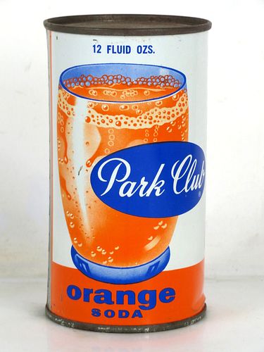 1968 Park Club Orange Soda 12oz Flat Top Can Buffalo New York 