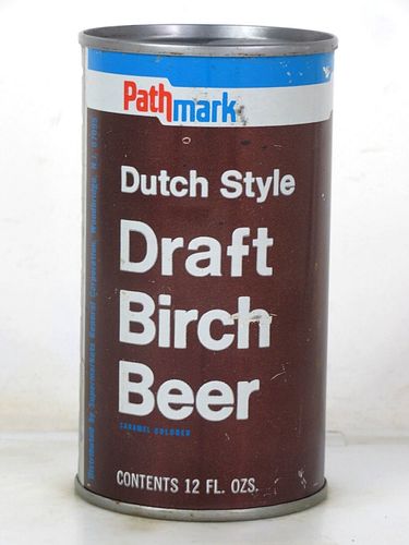 1969 PathMark Draft Birch Beer 12oz Flat Top Can 