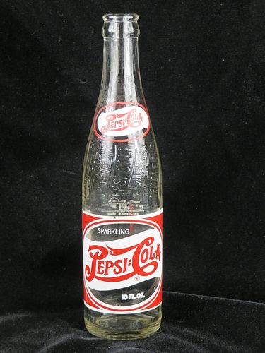 1960 Pepsi Cola (2-color) Knoxville Tennessee 10oz ACL Bottle 