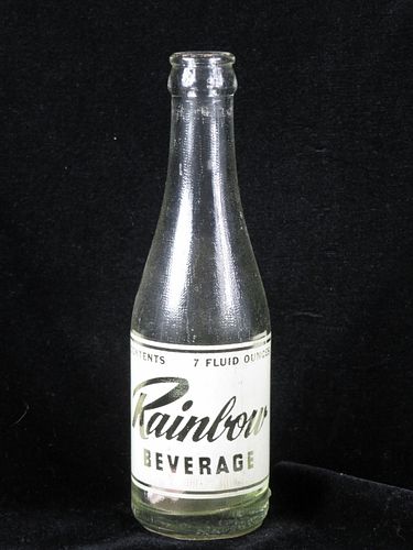1945 Rainbow Beverages Great Falls Montana 7oz ACL Bottle 