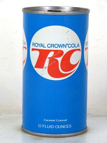 1970 RC Royal Crown Cola Des Moines Iowa 12oz Juice Top Can 