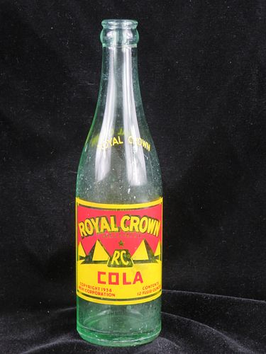 1938 Royal Crown Cola Knoxville Tennessee 12oz ACL Bottle 