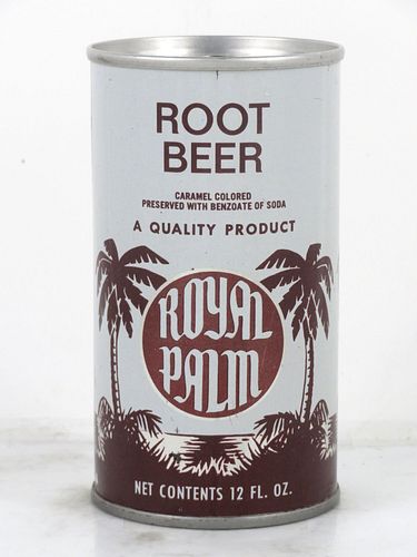 1970 Royal Palm Root Beer (Coca-Cola) Syracuse New York 12oz Fan Tab Can 
