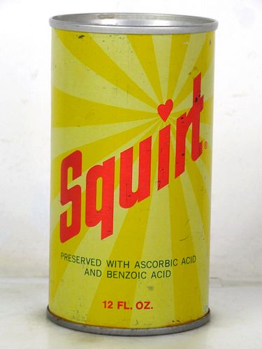 1973 Squirt Soda North Platte Nebraska 12oz Ring Top Can 