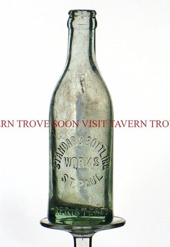1910 Standard Bottling Works St. Paul 10oz Embossed Bottle 