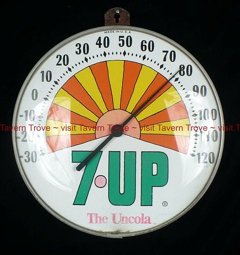 1970 7up "The Uncola" Thermometer
