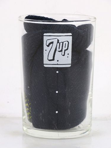 1948 7up (Dots White) 3Â½ Inch Tall ACL Drinking Glass 