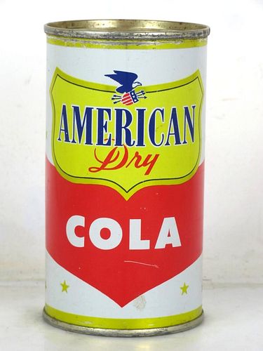1962 American Dry Cola Manchester New Hampshire 12oz Flat Top Can 