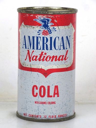 1971 American National Cola 12oz Flat Top Can New Haven Connecticut 