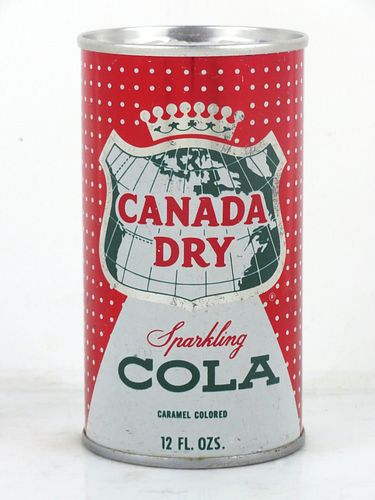 1968 Canada Dry Cola New York NY 12oz Ring Top Can 