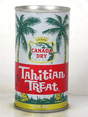 1969 Canada Dry Tahitian Treat Englewood Colorado 12oz Ring Top Can 