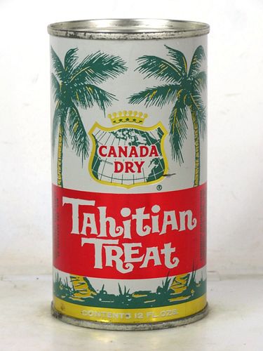 1964 Canada Dry Tahitian Treat Maspeth New York 12oz Flat Top Can 