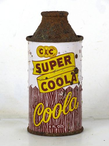 1959 Cantrell & Cochrane C&C Super Coola 6oz Cone Top Can 