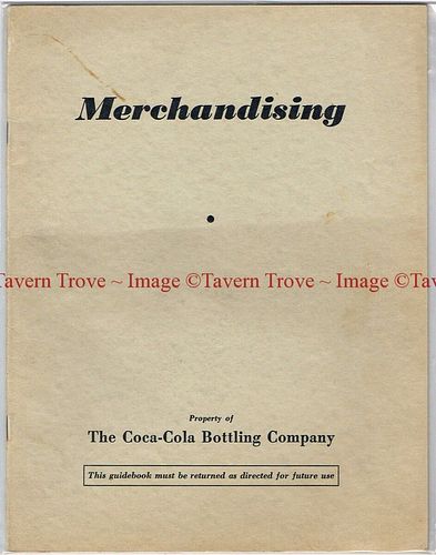1940 Coca-Cola Merchandising Catalogue 