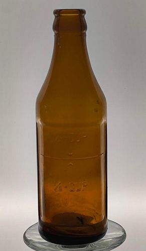 1935 Half Cup Line Unusual 6oz Embossed Bottle 