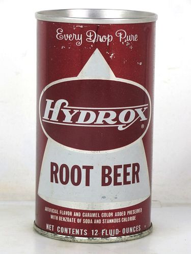 1967 Hydrox Root Beer Chicago Illinois 12oz Ring Top Can 