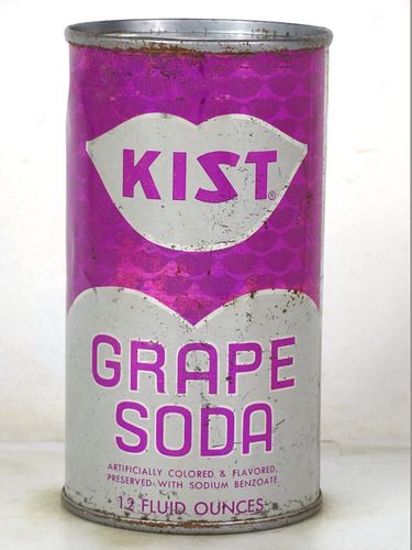 1968 Kist Grape Soda Doraville Georgia 12oz Juice Top Can 
