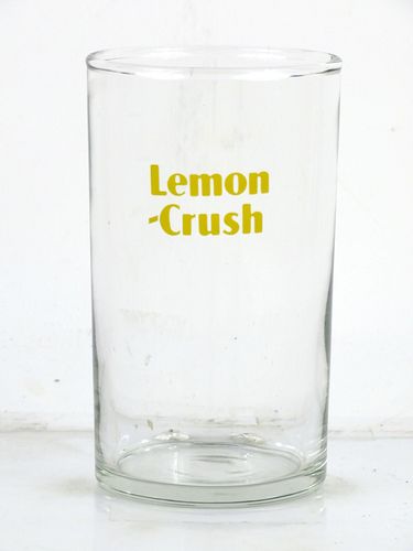 1935 Lemon Crush 3Â½ Inch Tall ACL Drinking Glass 
