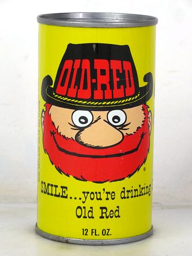 1982 Old Red Soda Detroit Michigan 12oz Juice Top Can 